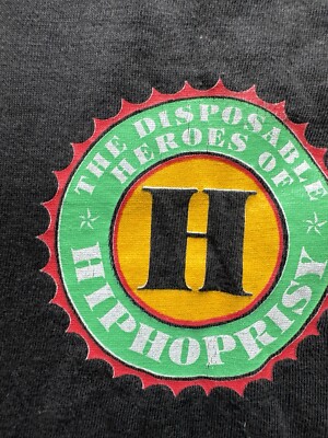 The Disposable Heroes of Hiphoprisy Vintage Hip Hop Rap T-shirt