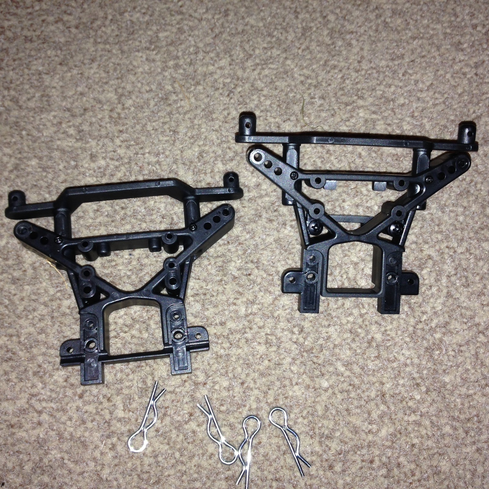 NEW KYOSHO MFR, FRONT & REAR BODY MOUNTS AND SHOCK STAYS, MT105