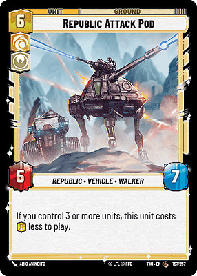TWI SWU Multibuy Cards Twilight of the Republic Star Wars Unlimited Singles Card