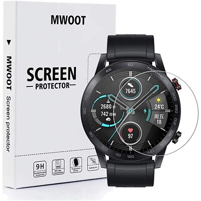 Einfache Installation 4X Schutzfolie für Honor Magic Watch 2 & Huawei Watch GT2
