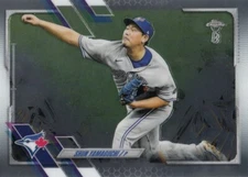 SHUN YAMAGUCHI TOPPS CHROME BEN BALLER BB BASE TORONTO BLUE JAYS #15 2021 21
