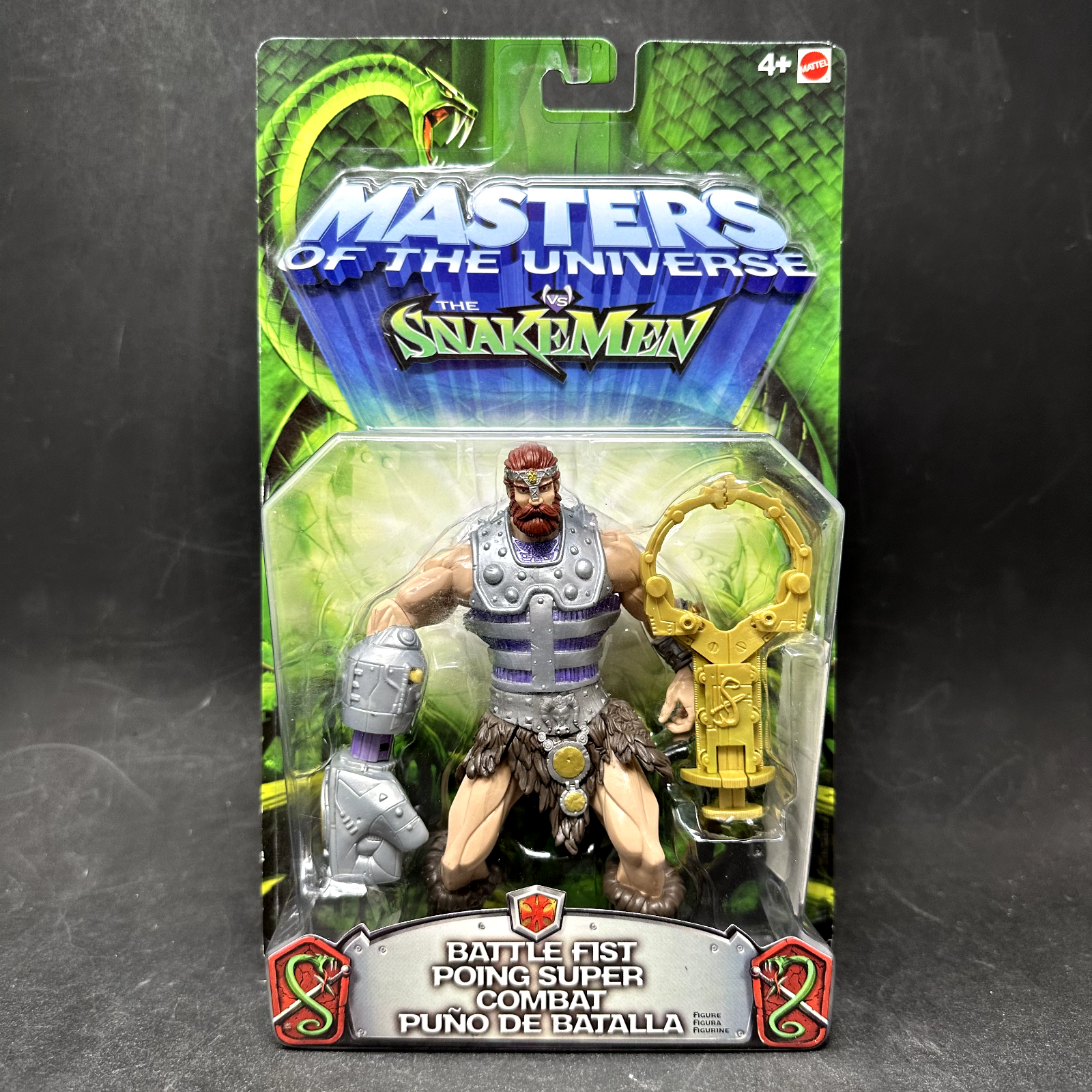 MOTU vs Snakemen Battle Fist Combat Figure 2003 New