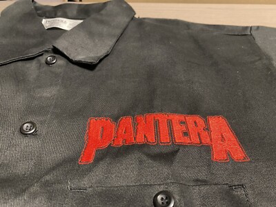 PANTERA RARE work shirt FINAL TOUR MERCH Anthrax, Black Label