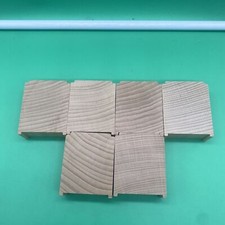 6 Vintage Thomas Wooden Railway Bridge Train Track Support Elevation Sweden