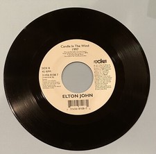 Elton John " Something About The Way You Look Tonight / Candle In the Wind   45