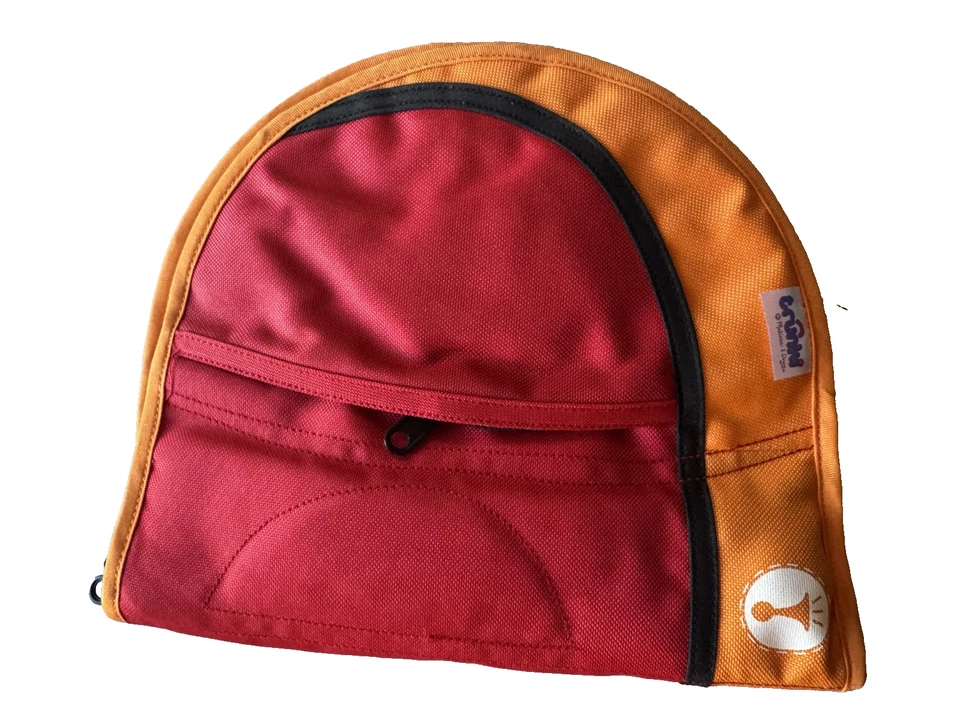 TRUNKI: Alforja Naranja Rojo Cuerno y Bolso de Mano Verde Azul Bolsas de Viaje 2 en 1 Foto 3 de 4