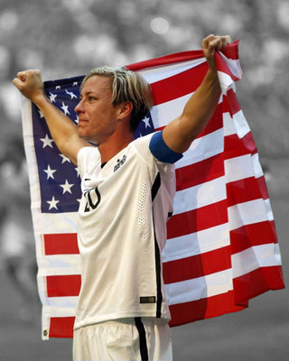 USA Soccer ABBY WAMBACH Glossy 8x10 Photo Spotlight Poster 2015 World Cup Champs