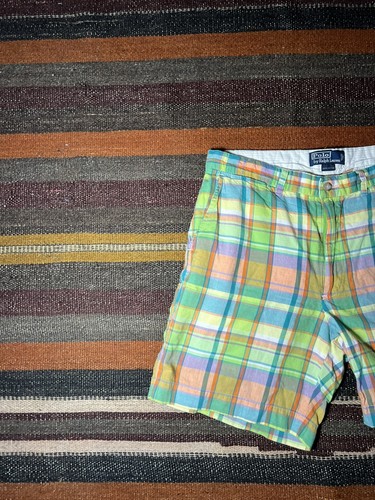 Polo Ralph Lauren Multicolore Size L Men’S Short Haleter Vacances Short Pantalon - Photo 3 sur 10