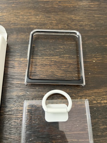 GENUINE Samsung Galaxy Z Flip6 Clear Case With Ring EF-QF741 OPEN NEW! - Photo 7 sur 10