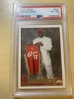 Topps 2003 LeBron James Rookie Card # 221 -  PSA 6 GREAT EYE APPEAL