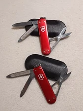 2 VICTORINOX SWISS ARMY ADVERTISING POCKET KNIVES MILLER FERTILIZER CO BALTO MD