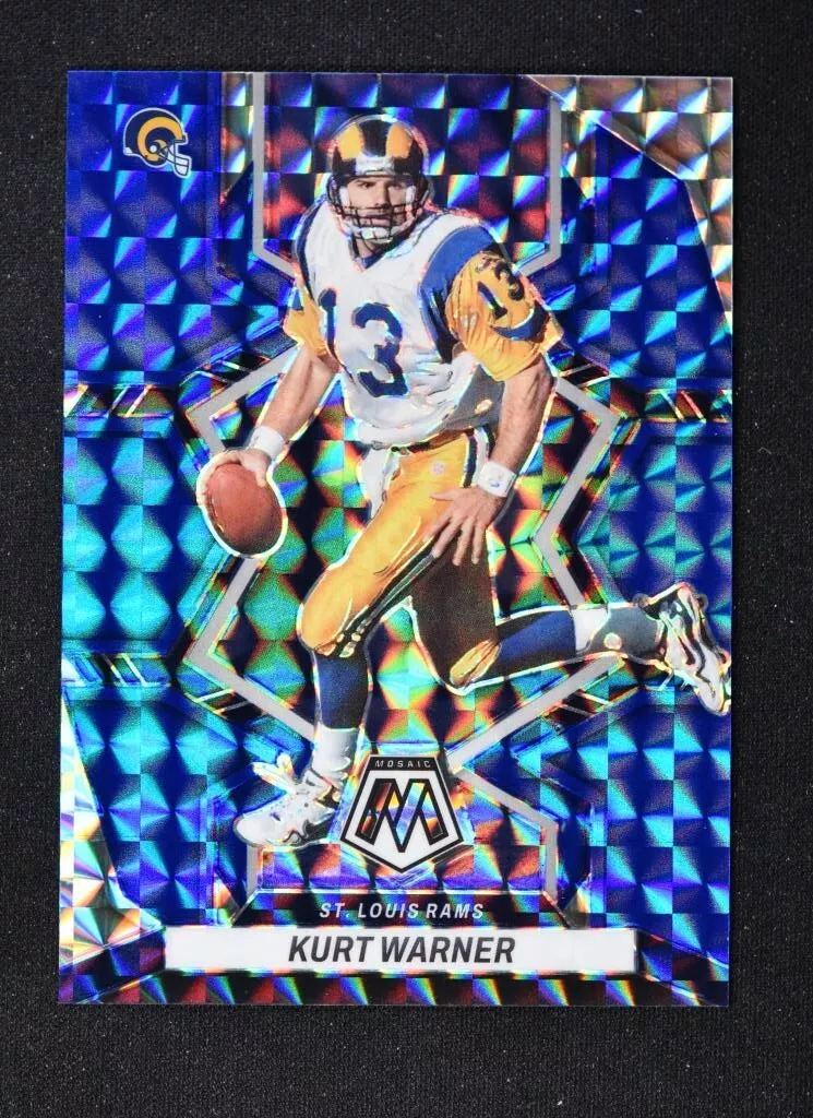 2022 Mosaic Base Blue #245 Kurt Warner /99 - St. Louis Rams | eBay