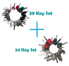 39+24 Heavy Equipment Excavator Key For Case Cat Komatsu JCB Kubota Bobcat Volvo