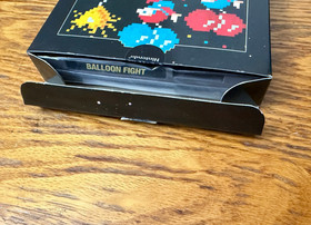 Pegatina brillante sello Balloon Fight completo en caja nintendo nes sin perforar hangtab