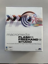 Macromedia Flash 5 and Freehand 9 software for mac (OS 8.1 or later)