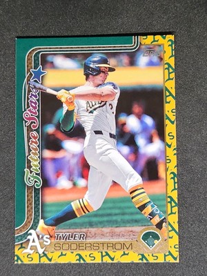 2025 Topps Series 1 - Tyler Soderstrom - SP Future Stars Team Color Border - 127