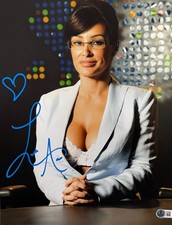Hot Sexy Lisa Ann Signed 11x14 Photo Adult Star Authentic Autograph Beckett