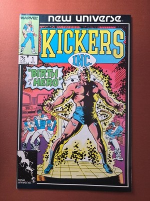 Marvel KICKERS INC. #1 1986 New Universe