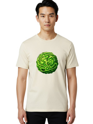 Cabbage Mens Graphic Tee, 100% Cotton, Casual Summer Wear
