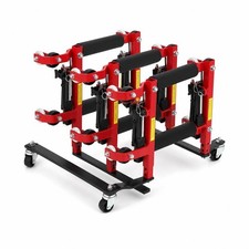 Boupower Car Dolly Storage Rack Rolling Wheel Dolly Organizer Fits 4 Stands