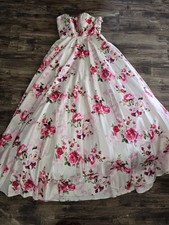 Alyce Paris Floral Ball Gown Prom Dress Sweetheart