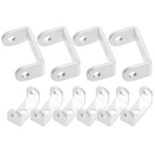  10 Pcs Barn Door Hardware Fence Fasteners Security Barricade Bracket