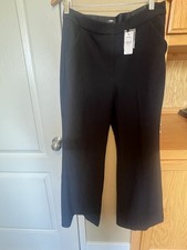 NWT Express 88 Women s Black Flare Trousers High Rise Size 10S