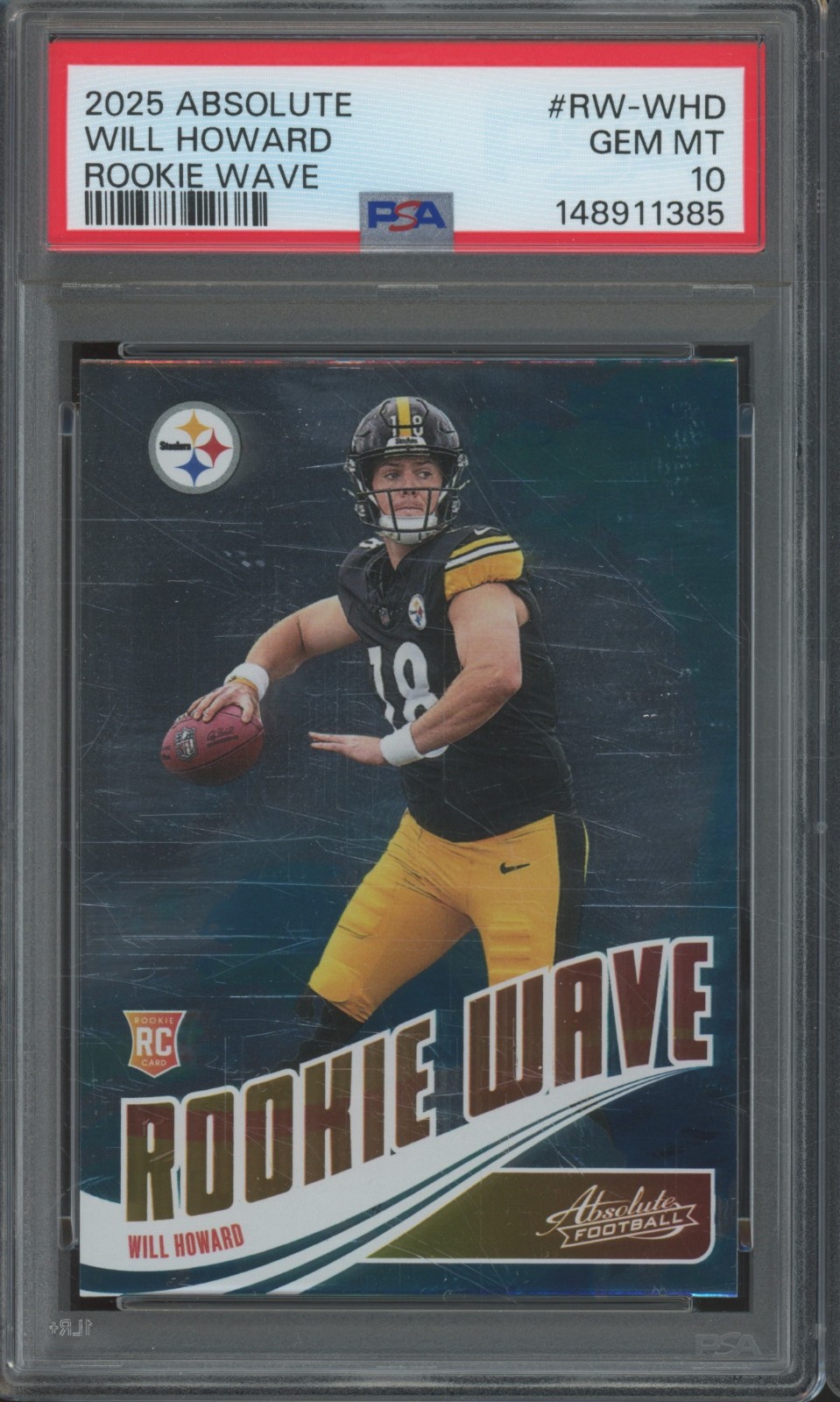 Will Howard Panini Absolute Rookie Wave #RWWHD Base