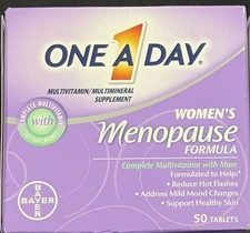 One-A-Day Menopause Formula Complete Women's Multivitamin 50 Tablets..+