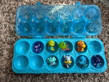 Hatchimal CollEGGtibles Blue Egg Carton with 8 Figures