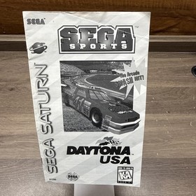 DAYTONA USA Manual Only (SEGA SATURN) NTSC-U/C Black & White Original
