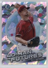2021 Bowman Chrome 40-Man Futures Atomic Refractor /150 Reid Detmers #FMF-9 3hd