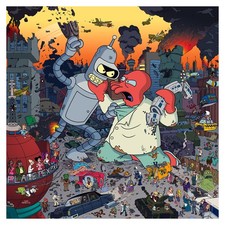 Futurama Bender vs. Zoidberg 1000-Piece Jigsaw Puzzle  Toynk Exclusive