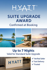 ❤️ Hyatt Hotels Suite Upgrade Award up to 7 Nights EXP 02/28/2027, Limited