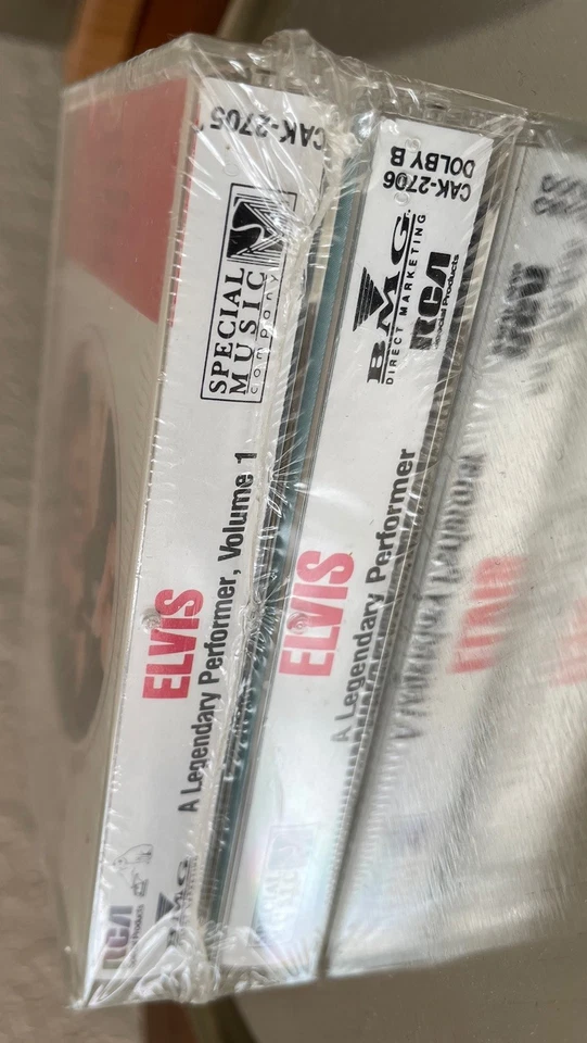 ELVIS “A Legendary Performer” Double Cassette Complete Collector RARE NEW MINT - Image 4 of 4