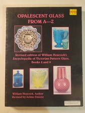 OPALESCENT GLASS FROM A-Z Encyclopedia of Victorian Pattern Glass (Heacock) NEW