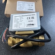 2 Port Zone Control Valve 22mm Motorized Control Valve, Valve Only