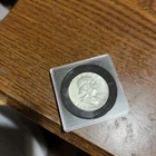 1963 franklin half dollar coin silver / with case
