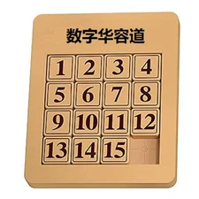 4x4 Magic Cube Number Sliding Klotski Game Cube Puzzle Brain Teaser Toys