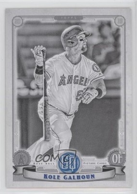 2019 Topps Gypsy Queen Black & White 5/50 Kole Calhoun #219 1u0