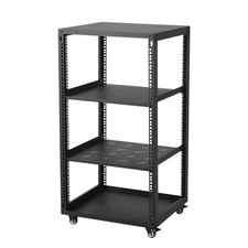 20U Network Rack with Casters - Heavy Duty Open Frame Network/Server Rack for...