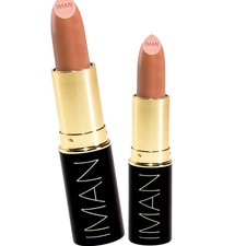 IMAN Luxury Moisturizing Lipstick, Nude 0.13oz - Pack of 2