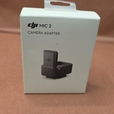 New Sealed Genuine DJI Mic 2 Camera Adapter Black DM1029 - NIB