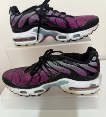 Herren Nike TN Lila Laufen Turnschuhe Uk Größe 4,5 Komfort Sport 0551