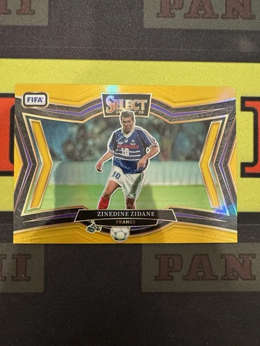 2024-25 Panini FIFA Select France Zinedine Zidane Field Level Gold /10