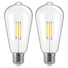 LED Light Bulbs, 3V 2W Low Voltage DC, 3000K Warm White E26 Base Bulb for Sol...