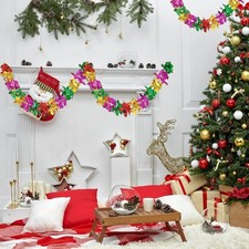 30 Pieces Christmas Ceiling Decorations, Christmas Hanging Swirls Decorations Indoor With Snowflake Swirl, Snowflake Silver & White Hanging Snowflakes For Xmas New Year Holiday Party Decorations - View #10