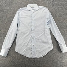Suitsupply Slim Fit Formal Shirt Mens Button Up Striped No Size Tag M