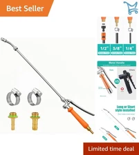 All Metal Sprayer Wand Brass Stainless Steel 29 Inch Hose Compatible