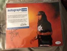 Waka Flocka Flame authentic signed Auto  rap 8x10 photo W/ACOA CERT